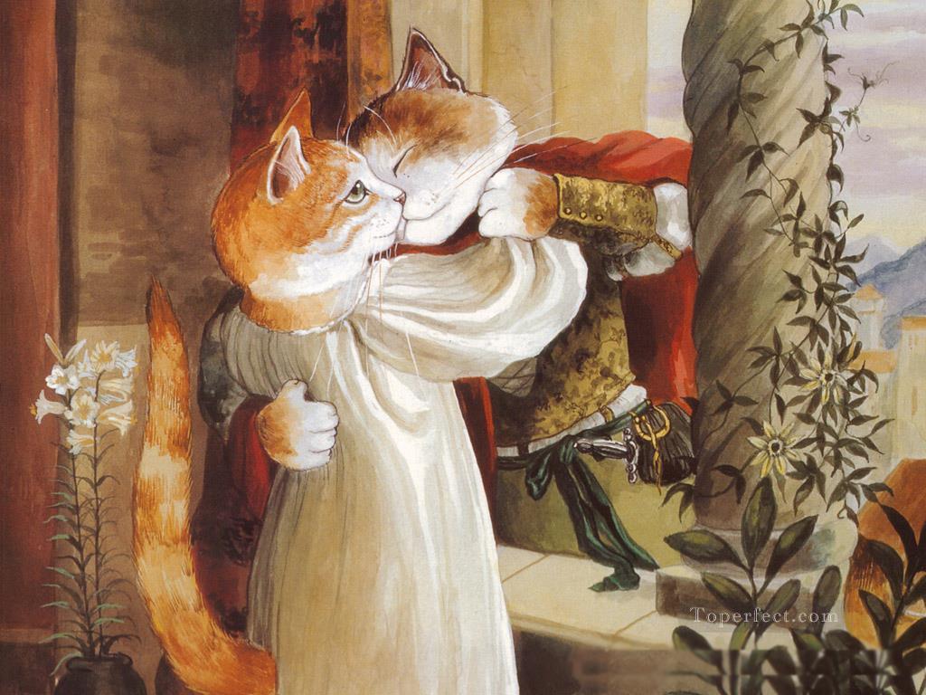 cat lover Susan Herbert Oil Paintings